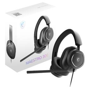 Headset MSI Maestro 300 USB-C čierny

 obrázok produktu 9 z 9