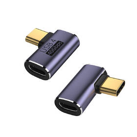 Redukcia WG uhlový konektor 90 stupňov Type-C (male) to USB-C (female) čierna

 obrázok produktu 1 z 2
