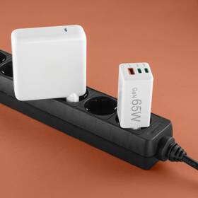 Nabíjačka do siete Hama GaN 2x USB-C + USB-A, PD/QC, 65 W biela

 obrázok produktu 7 z 7