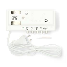 Zosilňovač Nedis 20 dB, 5x IEC, ovládanie zosilnenia biely

 obrázok produktu 4 z 5