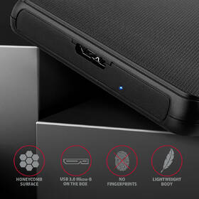 Box na HDD Axagon USB 5Gbps SLIDE box čierny

 obrázok produktu 5 z 5