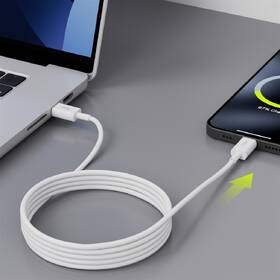 Kábel Allity AUC-03, 100W, USB-C/USB-C, 2m biely

 obrázok produktu 3 z 4