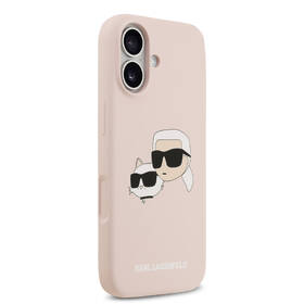 Kryt na mobil Karl Lagerfeld Liquid Silicone Double Heads MagSafe na Apple iPhone 17 ružový

 obrázok produktu 3 z 7