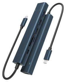 USB Hub Spello by Epico 7in1 USB-C Slim čierny

 obrázok produktu 2 z 5