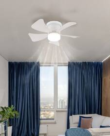 LED stropné svietidlo GLOBO HINES 03609W, s ventilátorom biele

 obrázok produktu 3 z 3