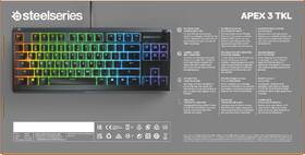 Klávesnica SteelSeries Apex 3 TKL CZ čierna

 obrázok produktu 14 z 14