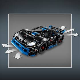 Stavebnica LEGO® Technic 42176 Závodní auto Porsche GT4 e-Performance 

 obrázok produktu 2 z 8