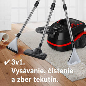 Viacúčelový vysávač Bosch BWD421POW červený

 obrázok produktu 4 z 8