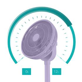 Ventilátor stojanový Duux DXCF101 Whisper Flex 2 Smart, levander fialový

 obrázok produktu 9 z 16