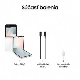 Mobilný telefón Samsung Galaxy Z Flip7 FE 5G 8 GB / 256 GB biely

 obrázok produktu 6 z 16