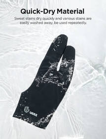 Rukavice UGEE Art Glove, 2 ks čierne

 obrázok produktu 5 z 6