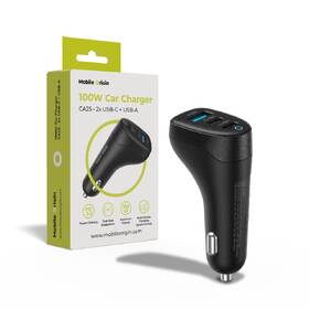 Adaptér do auta Mobile Origin CA25 100W,2x USB-C + USB-A čierny

 obrázok produktu 14 z 14