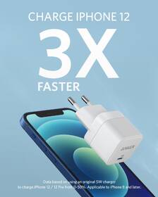 Nabíjačka do siete Anker PowerPort 3 20W, USB-C biela

 obrázok produktu 1 z 6
