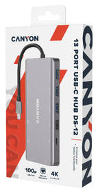 Dokovacia stanica Canyon DS-12 13v1, PD 100W sivá

 obrázok produktu 4 z 10