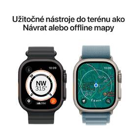 Inteligentné hodinky Apple GPS + Cellular 49mm čierny titán - čierny titánový milánsky ťah - S 

 obrázok produktu 4 z 6