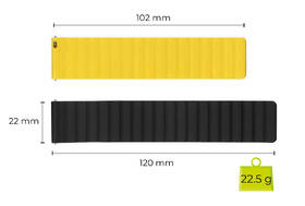 Remienok Mobile Origin Easy Strap Magnetic Watch 22mm čierny/žltý

 obrázok produktu 4 z 7