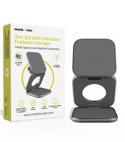 Bezdrôtová nabíjačka Mobile Origin 3in1 Qi2 25W UltraSlim PW36 sivá

 obrázok produktu 10 z 11