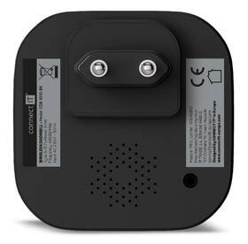 Zvonček bezdrôtový Connect IT do zásuvky čierny

 obrázok produktu 3 z 5