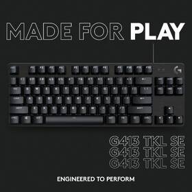 Klávesnica Logitech G413 TKL SE, US čierna

 obrázok produktu 1 z 7