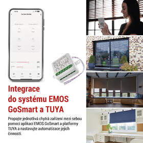 Modul EMOS GoSmart motorický IP-2122CZ, ZigBee, 2-kanálový 

 obrázok produktu 12 z 18