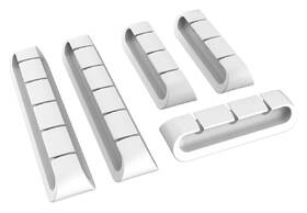 Držiak AKASA Cable Cord Holder, 3x3-port + 2x5-port biely

 obrázok produktu 1 z 6