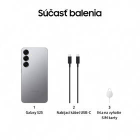 Mobilný telefón Samsung Galaxy S25 5G 12 GB / 256 GB sivý

 obrázok produktu 8 z 17