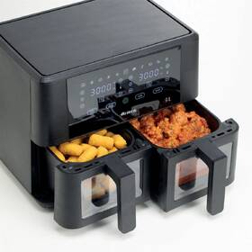 Fritéza teplovzdušná Ariete Air Fryer 4631 Double, 9 l čierna

 obrázok produktu 5 z 8