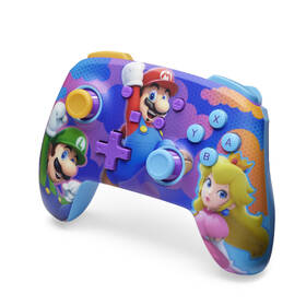 Gamepad PowerA Enhanced Wireless Controller na Nintendo Switch - Super Mario Color Splash Heroes 

 obrázok produktu 1 z 5
