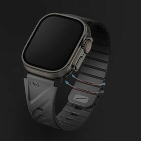 Remienok Uniq Fluo magnetický na Apple Watch 49/46/45/44/42/41/40 mm čierny

 obrázok produktu 5 z 6
