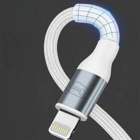 Kábel 3mk N-SERIES USB-C/Lightning 3m PD 3.0 9V/3A 27W biely

 obrázok produktu 3 z 4