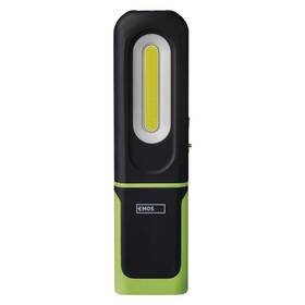 Lampáš EMOS COB LED + SMD LED, 330 lm, 1200 mAh čierna/zelená

 obrázok produktu 1 z 12