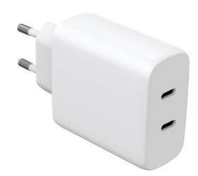 Nabíjačka do siete WG 2x USB-C, 50 W biela

 obrázok produktu 1 z 2