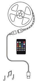 LED pásik Modee MSL-LS7W2MRGB-R 

 obrázok produktu 2 z 3
