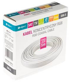 Koaxiálny kábel Dpm G06-5 1mm 5m biely

 obrázok produktu 1 z 1