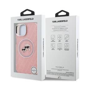 Kryt na mobil Karl Lagerfeld IML K&CH Heads Repeated Logo MagSafe na Apple iPhone 15 ružový

 obrázok produktu 6 z 6