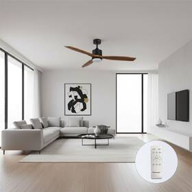 Ventilátor stropný Rohnson R-8160 čierny/hnedý

 obrázok produktu 4 z 13