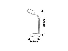 Stolná lampa Rabalux Berry 6778 biela

 obrázok produktu 2 z 3