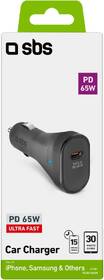 Adaptér do auta SBS USB-C, PD, 65 W čierna

 obrázok produktu 1 z 1