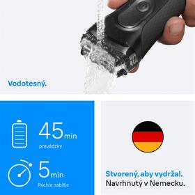 Holiaci strojček Braun 3000S sivý

 obrázok produktu 8 z 10