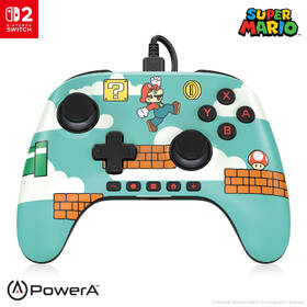 Gamepad PowerA Advantage - Nintendo Switch 2 - Super Mario Time tyrkysový

 obrázok produktu 1 z 9