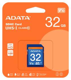 Pamäťová karta ADATA Premier SDHC 32GB UHS-I Class 10 modrá

 obrázok produktu 1 z 1