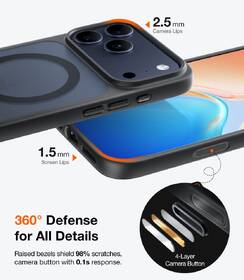 Kryt na mobil Torras Guardian Magnetic na Apple iPhone 17 Pro čierny

 obrázok produktu 7 z 9
