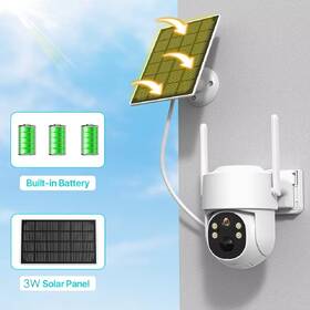 IP kamera IMMAX NEO LITE SMART Solar Sentry v2 biela

 obrázok produktu 6 z 8