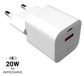 Nabíjačka do siete FIXED Mini s USB-C PD/USB QC 3.0, 20W biela

 obrázok produktu 1 z 5