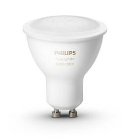 Inteligentná žiarovka Philips Bluetooth 5,7W, GU10, White and Color Ambiance, 3ks + bridge 

 obrázok produktu 2 z 3