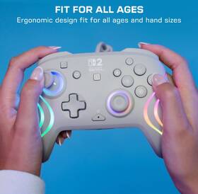 Gamepad Turtle Beach Afterglow Wave Wired RGB, NS2 sivý

 obrázok produktu 14 z 14