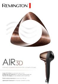 Fén Remington Air3D Dryer D7777 bronzový

 obrázok produktu 8 z 11