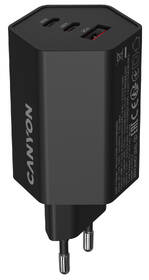 Nabíjačka do siete Canyon HEXAGON 65 GaN 65W 2x USB-C/1xUSB-A čierna

 obrázok produktu 2 z 5