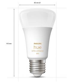 Inteligentná žiarovka Philips Bluetooth, 6W, E27, White Ambiance (4ks) 

 obrázok produktu 3 z 6