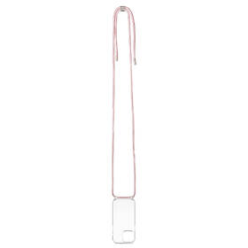 Kryt na mobil FIXED Pure Neck s ružovou šnúrkou na krk na Apple iPhone 13 Pro priehľadný

 obrázok produktu 2 z 7